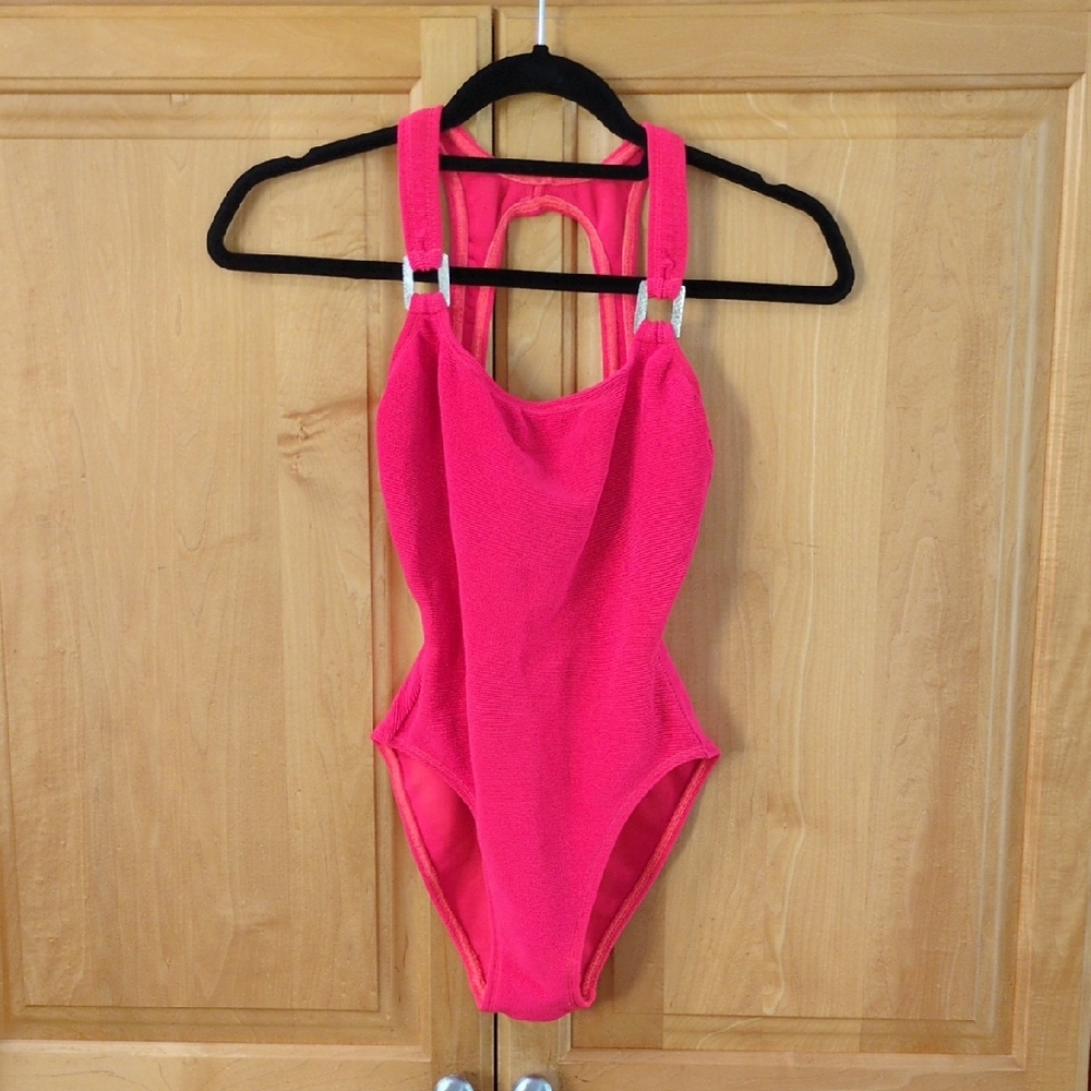 Vibrant Pink One-Piece Swimsuit